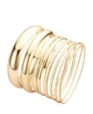 Золотой браслет ADORNIA Gold с 8 браслетами из золота