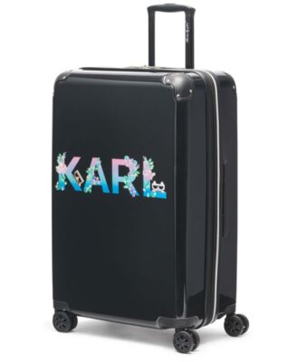 Большой вертикальный чемодан КАРЛА ЛАГЕРФЕЛЬДА с парижскими цветами