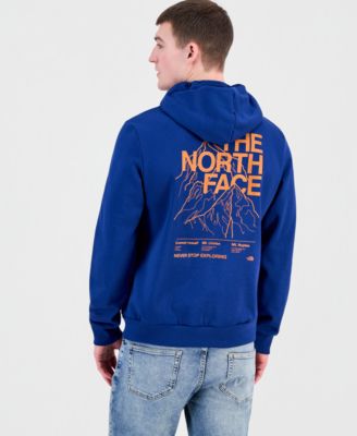 Мужская толстовка The North Face с капюшоном MTN Top синего цвета