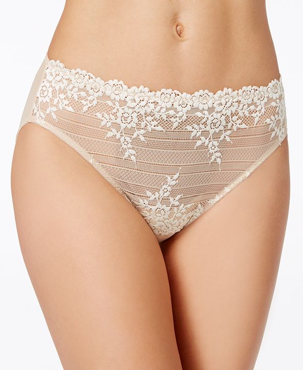 Wacoal Embrace Lace Hi Cut Embroidered Brief Underwear 841191 & Reviews Bras, Panties