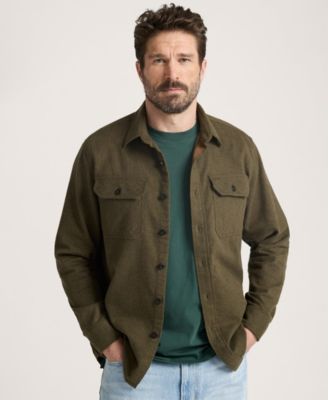 Мужская фланелевая рубашка Pendleton Burnside с отложным воротником зеленого цвета