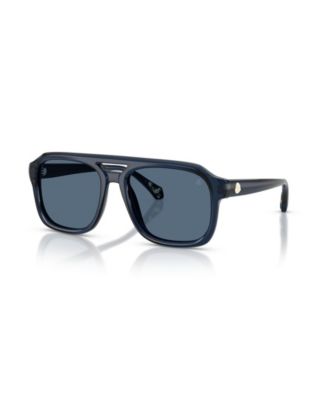 Солнцезащитные очки Moncler Unisex Rectangle Vantos, ME6024, синий