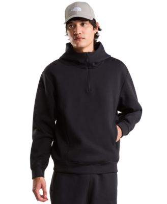 Мужская динамичная толстовка The North Face с капюшоном на молнии черного цвета