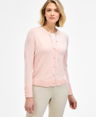 Женский укороченный кардиган-свитер JM Collection, эксклюзивный розовый от Macy's