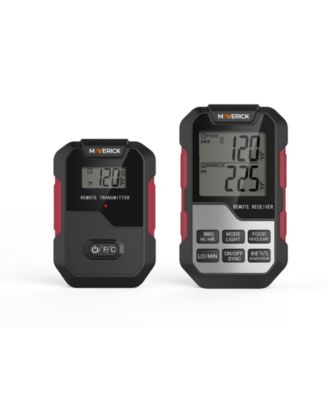 Профессиональный беспроводной термометр с двойным зондом и таймером Maverick Extended Range Professional черный