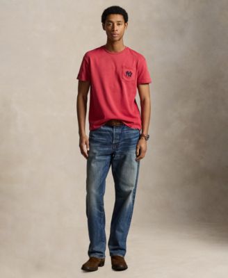 Мужская футболка Polo Ralph Lauren с круглым вырезом, красная