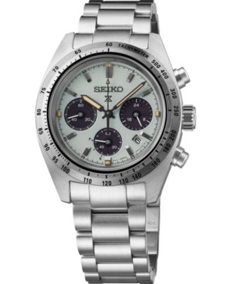 Мужские часы Seiko Prospex Speedtimer Solar 39 мм, зеленые