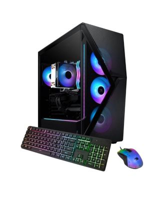 Настольный игровой компьютер iBUYPOWER Slate SMI7N4601, процессор Intel Core i7-14700F 2,1 ГГц, 32 ГБ оперативной памяти, 1 ТБ SSD, NVIDIA GeForce RTX 4060 8 ГБ, Windows 11 Home black