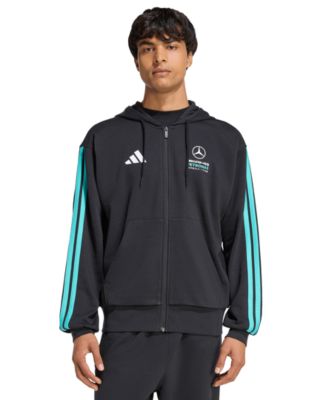 мужская толстовка adidas Mercedes Formula 1 с длинным рукавом черного цвета