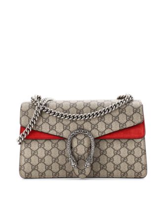 Бывшая в употреблении маленькая сумка Gucci Dionysus коричневого цвета из холста с покрытием GG