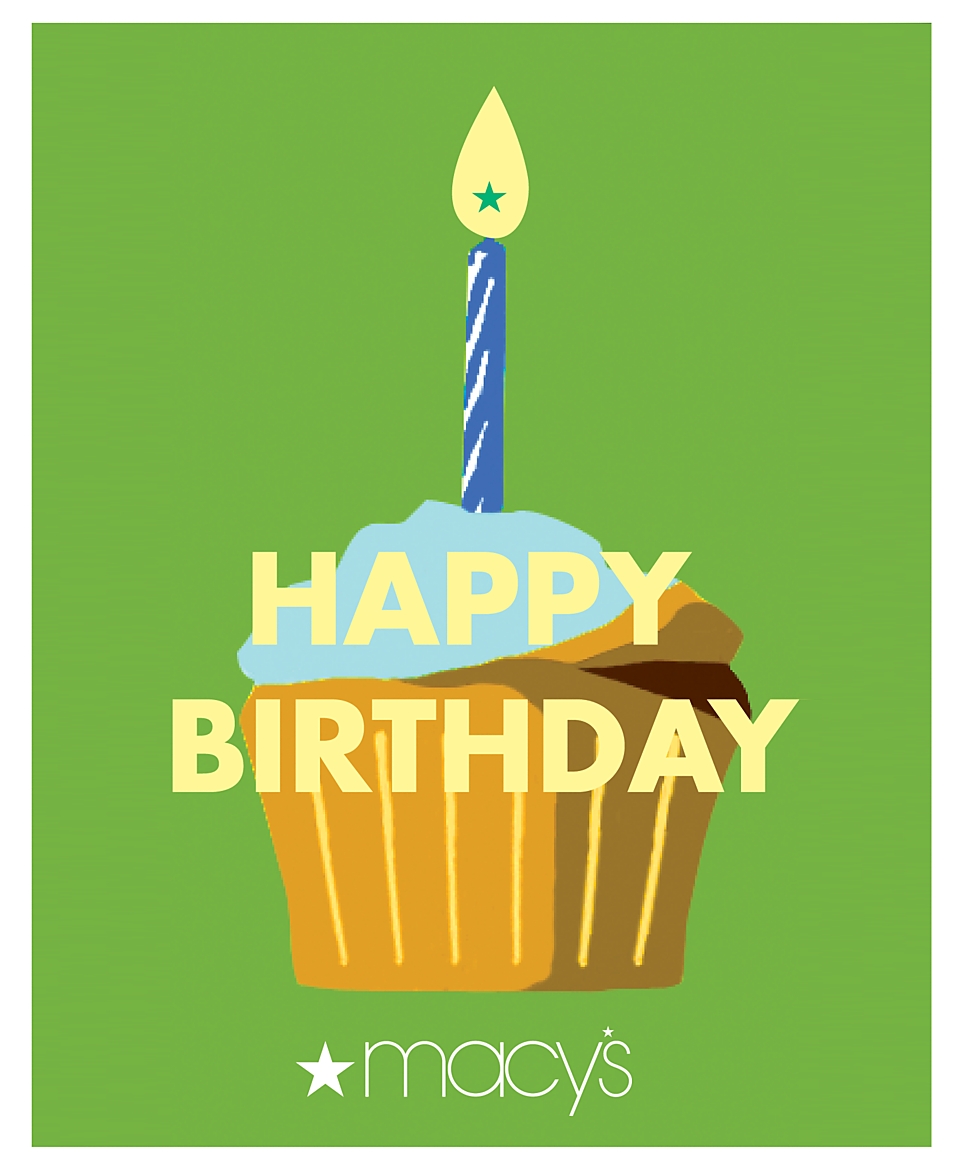 Happy Birthday Cupcake E Gift Card