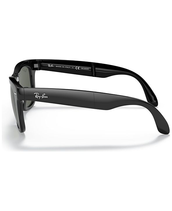 Ray-Ban Polarized Sunglasses , RB4105 FOLDING WAYFARER & Reviews ...