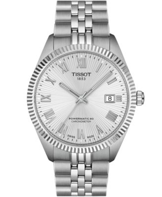 Мужские часы-браслет Tissot Ballade Power Silver из нержавеющей стали, 39 мм