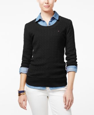 macy's tommy hilfiger womens sweaters