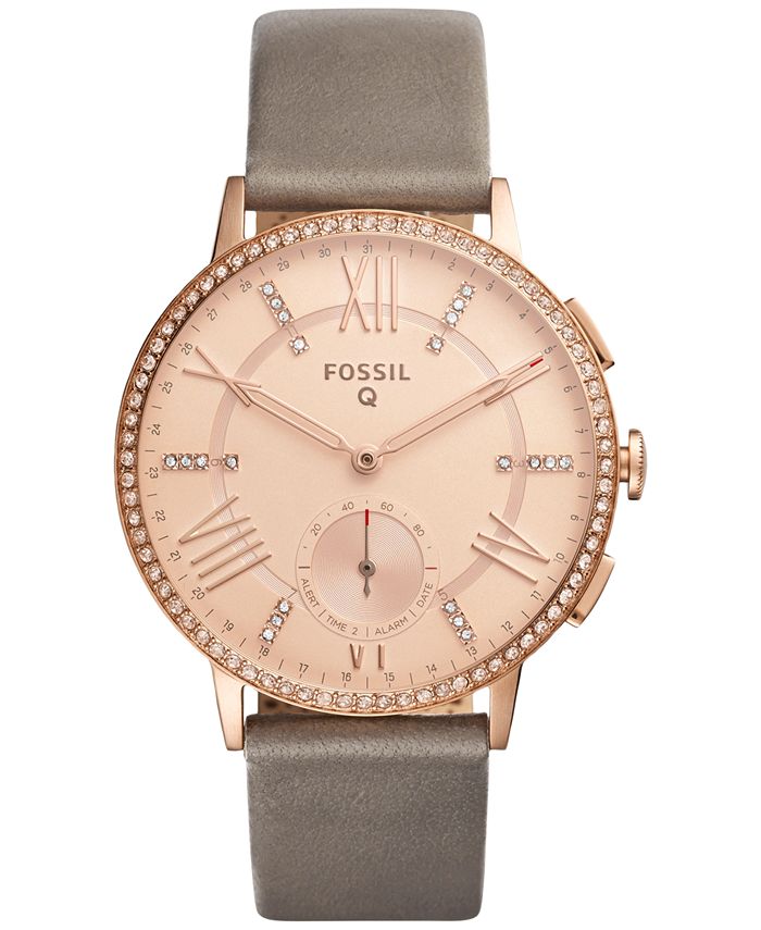 fossil women hybrid watch