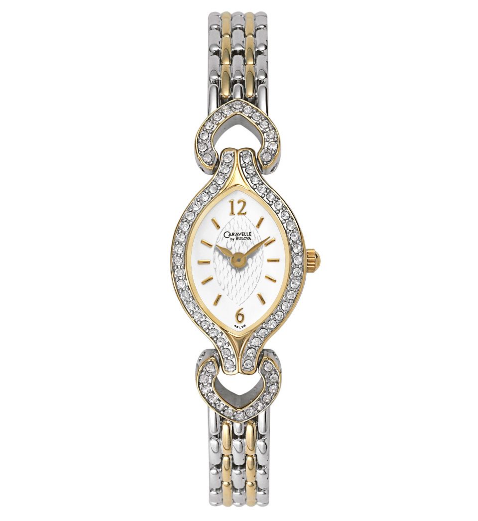 Caravelle New York by Bulova Watch, Womens Two Tone Bracelet 45L96   Watches   Jewelry & Watches
