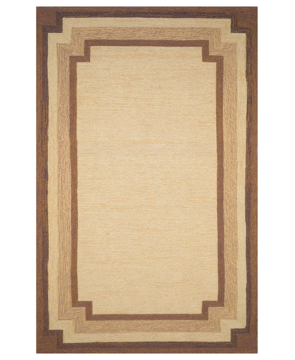 Manne Area Rug, Indoor/Outdoor Promenade 1905/12 Border Natural 3 6