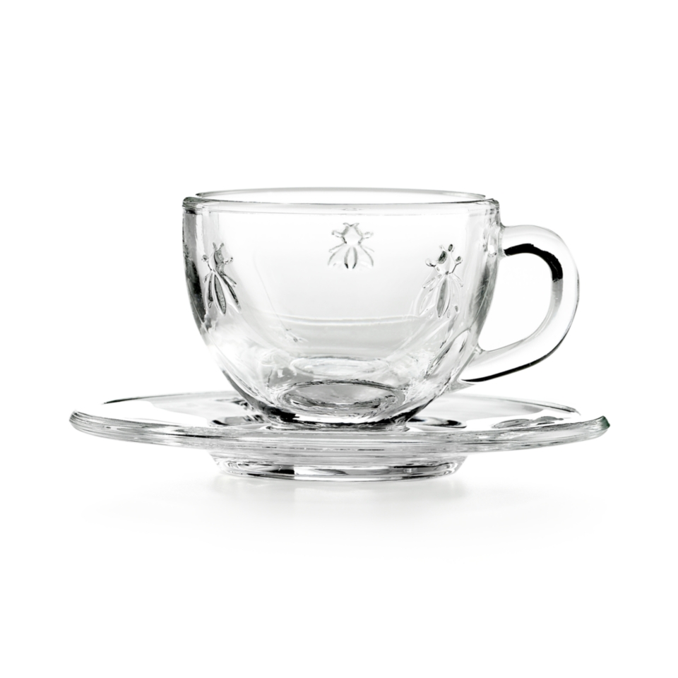   Home La Rochere Napoleonic Bee Espresso Cup and Saucer, Set of 6