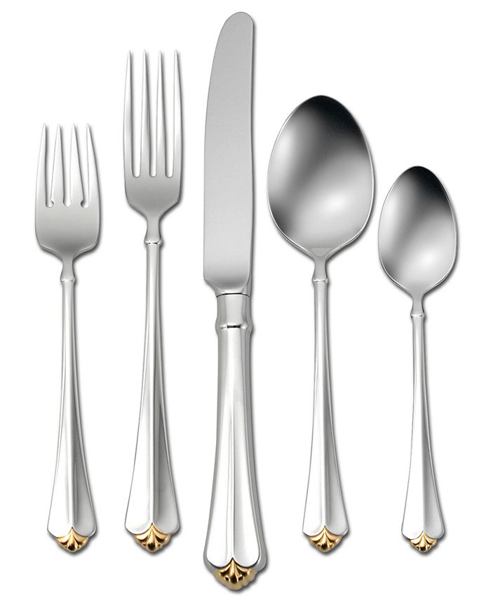 Oneida 18/10 Stainless Steel 20Pc. Golden Juilliard Flatware Set