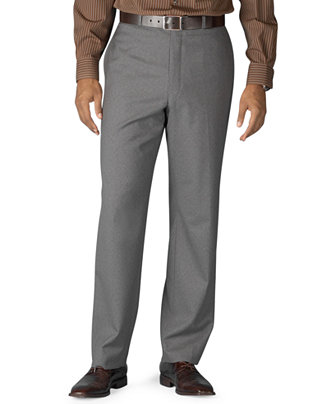Lauren Ralph Lauren 100% Wool Flat-Front Dress Pants - Pants - Men - Macy's