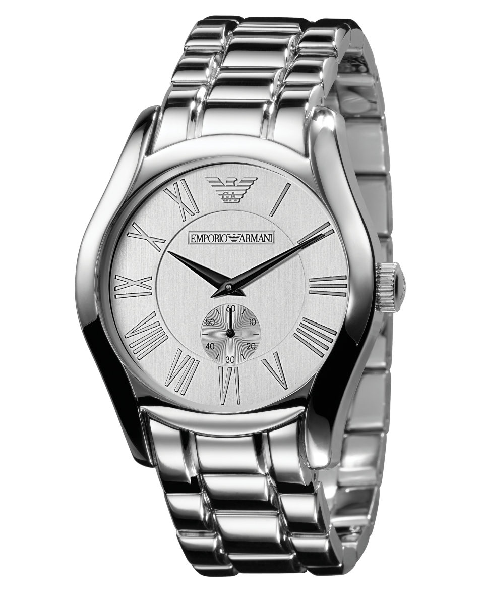 Emporio Armani Watch, Mens Stainless Steel Bracelet AR0647   Watches   Jewelry & Watches