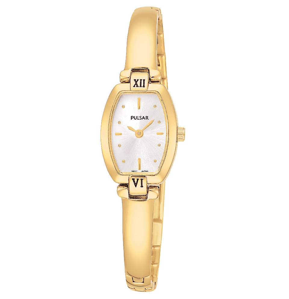 Pulsar Watch, Womens Gold Tone Stainless Steel Bracelet PEGA68