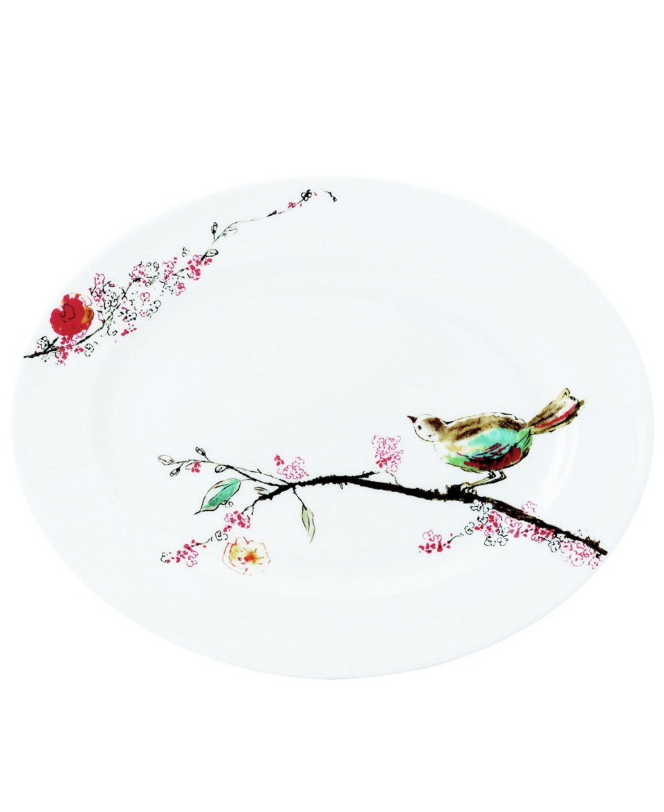 Lenox Simply Fine Dinnerware, Chirp Medium Platter   Casual Dinnerware