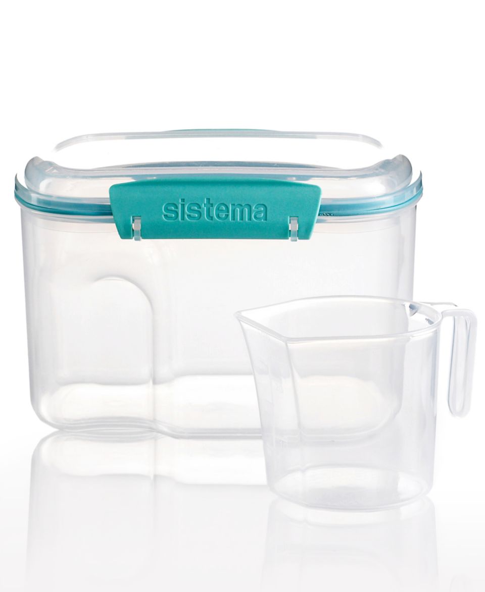 Martha Stewart Collection Storage Container, 53 Oz. with Measuring Cup