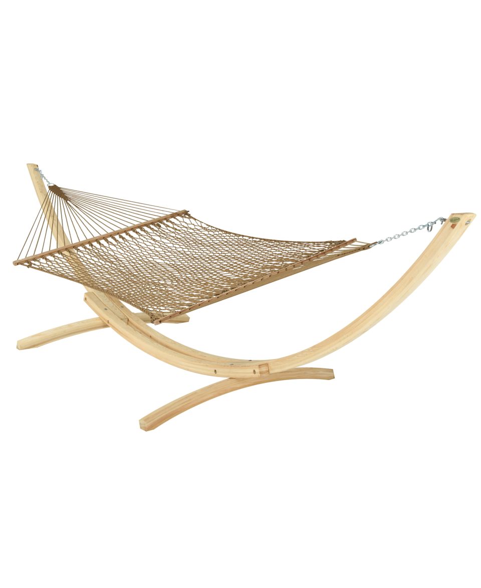 Hatteras Hammock, Outdoor Deluxe DuraCord Rope Oatmeal   furniture