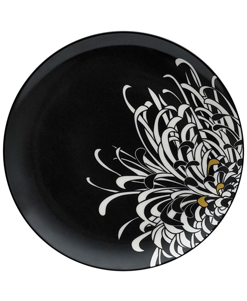 Monsoon Dinnerware Collection by Denby, Chrysanthemum Charcoal Salad