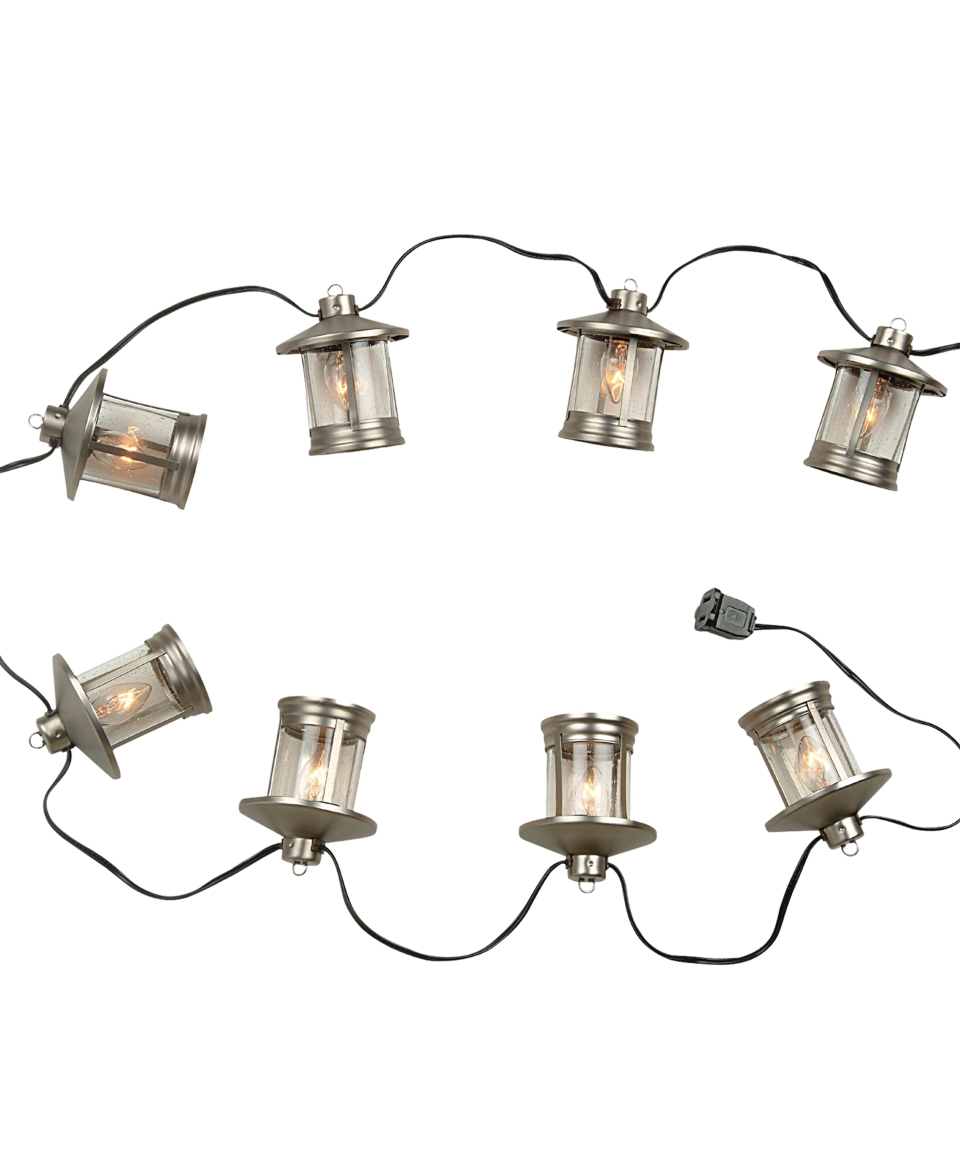 Royce String Lights, Steel Equinox 8 Light   Lighting & Lamps   for