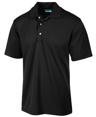 PGA TOUR Men's Airflux Solid Golf Polo Shirt & Reviews - Polos - Men ...