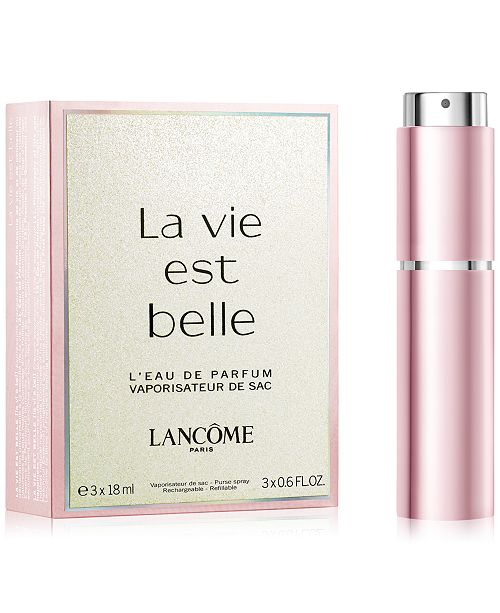 Lancome La Vie Est Belle Eau De Parfum Refillable Purse Spray Reviews All Perfume Beauty Macy S