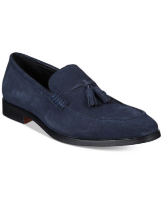 alfani blue suede shoes