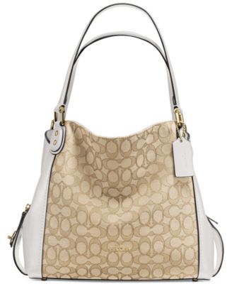 coach signature edie 31 shoulder bag