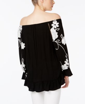 macy's inc off the shoulder tops