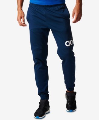men's adidas essential cotton jersey jogger pants