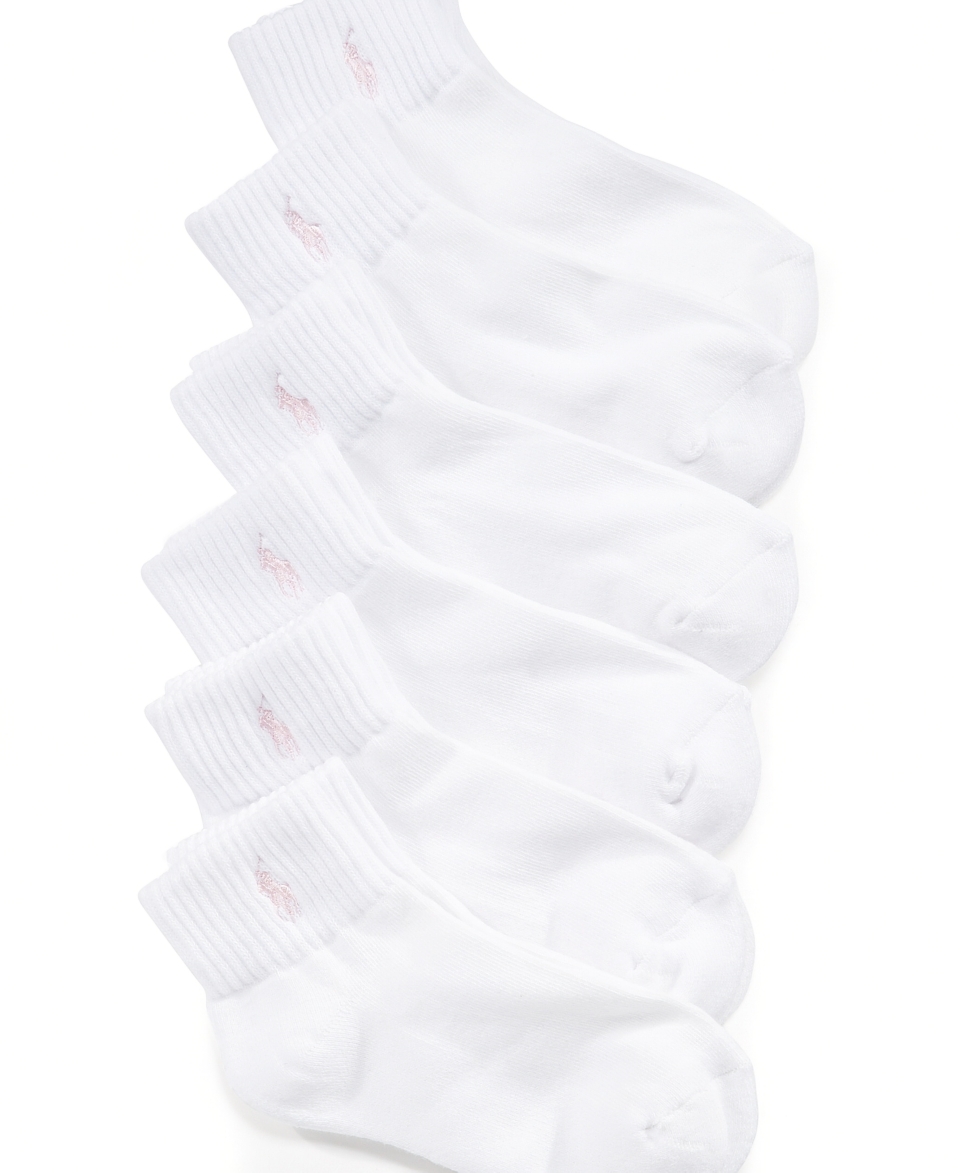 Ralph Lauren Kids Socks, Girls Socks 6 Pack