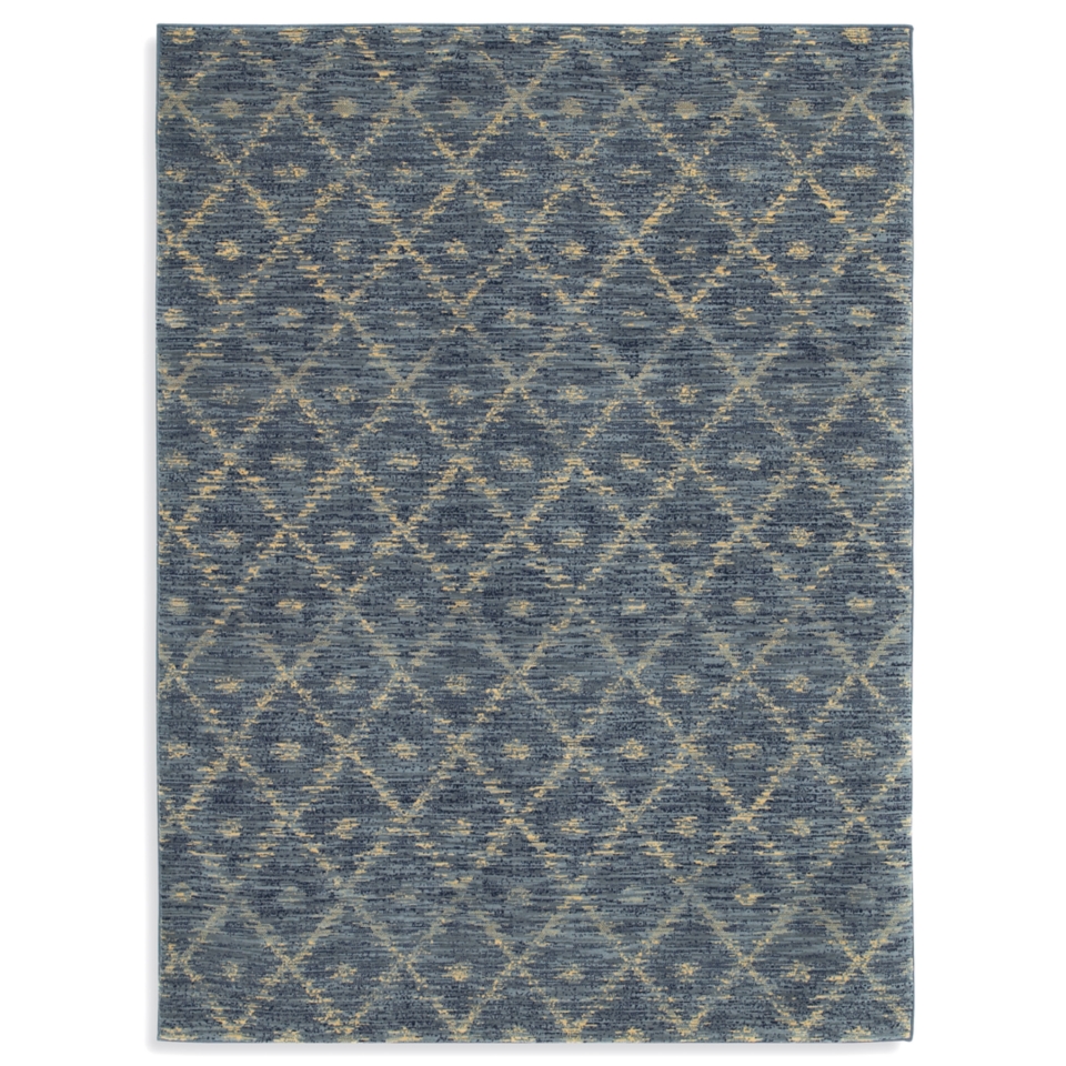 Karastan Area Rug, Woven Impressions Diamond Ikat Indigo 8 6 X 11 6