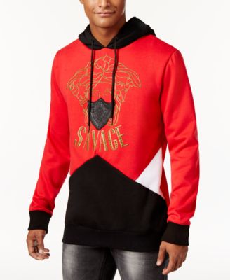 red savage hoodie