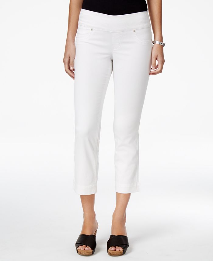 womens pull on capri jeans