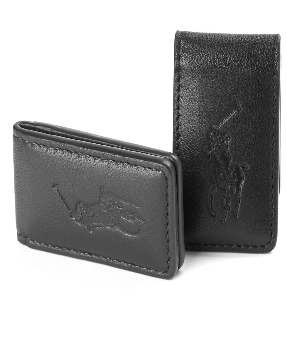 Polo Ralph Lauren Wallet, Burnished Credit Card Case with Money Clip