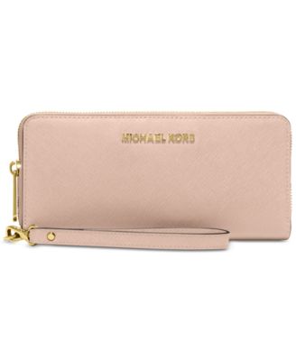 michael kors leather continental wallet
