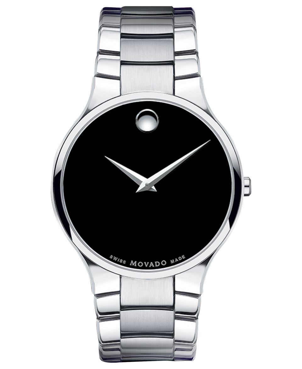 Movado Watch, Mens Swiss Stainless Steel Bracelet 38mm 0606378   All