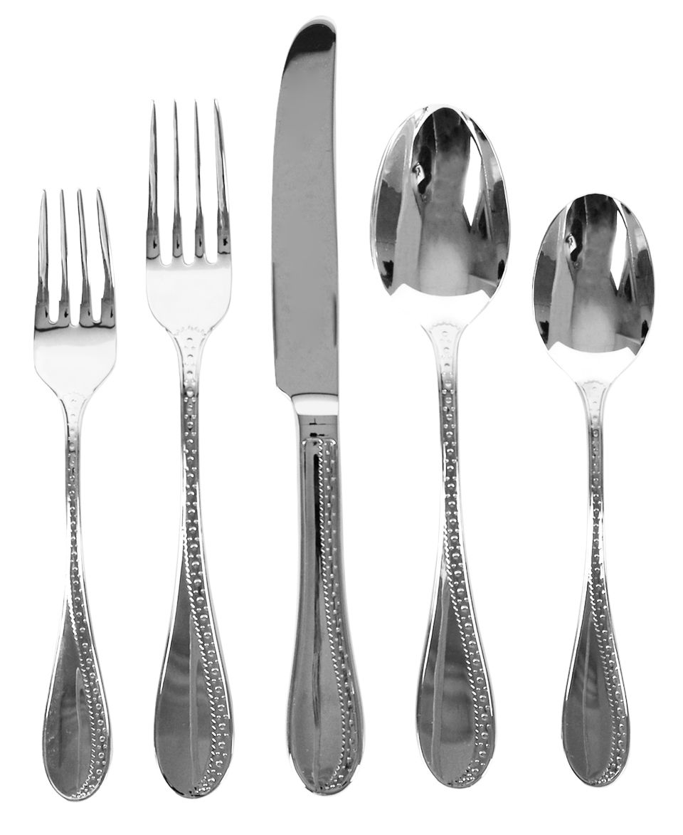 Oneida Flatware 18/10, Romano Black 5 Piece Place Setting   Flatware