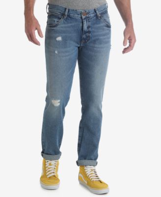 wrangler ripped jeans mens