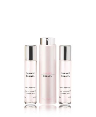 chanel chance eau tendre travel spray set