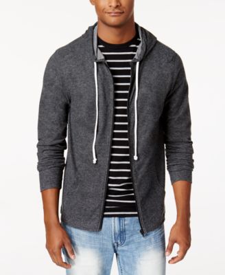 men's lightweight full zip hoodie