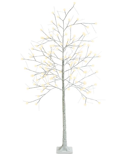 Mr Christmas 7 Ft Decorative Led Birch Tree Reviews Holiday Shop Home Macy S
