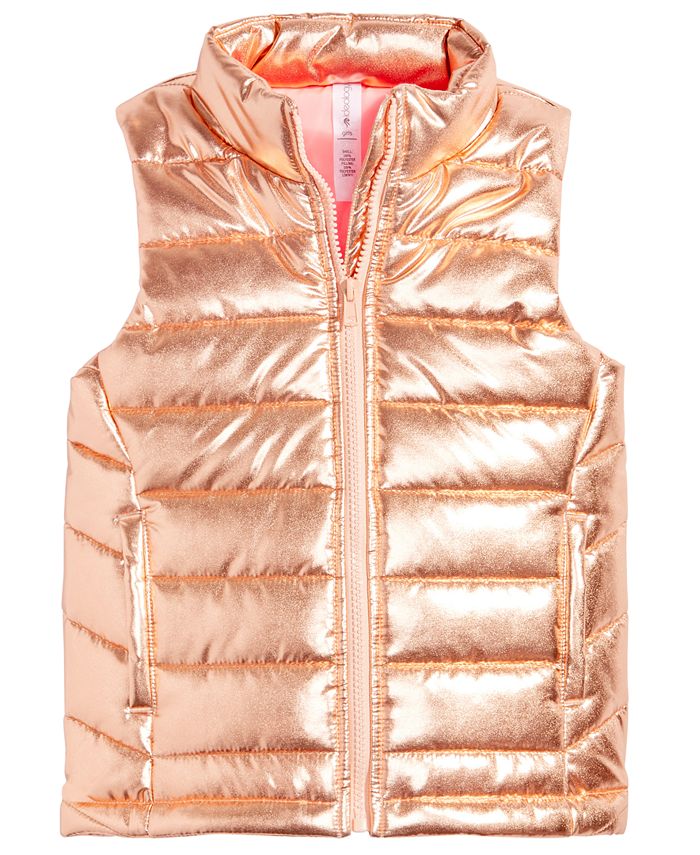 Ideology Quilted Puffer Vest, Toddler Girls, Created for Macy's